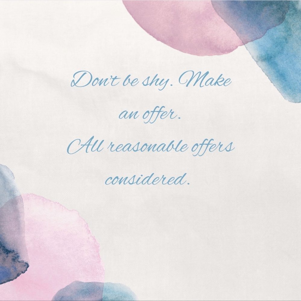 Reasonable Offers Welcome